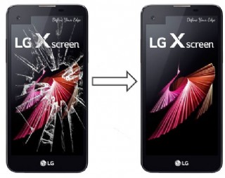 Troca de vidro LG X Screen